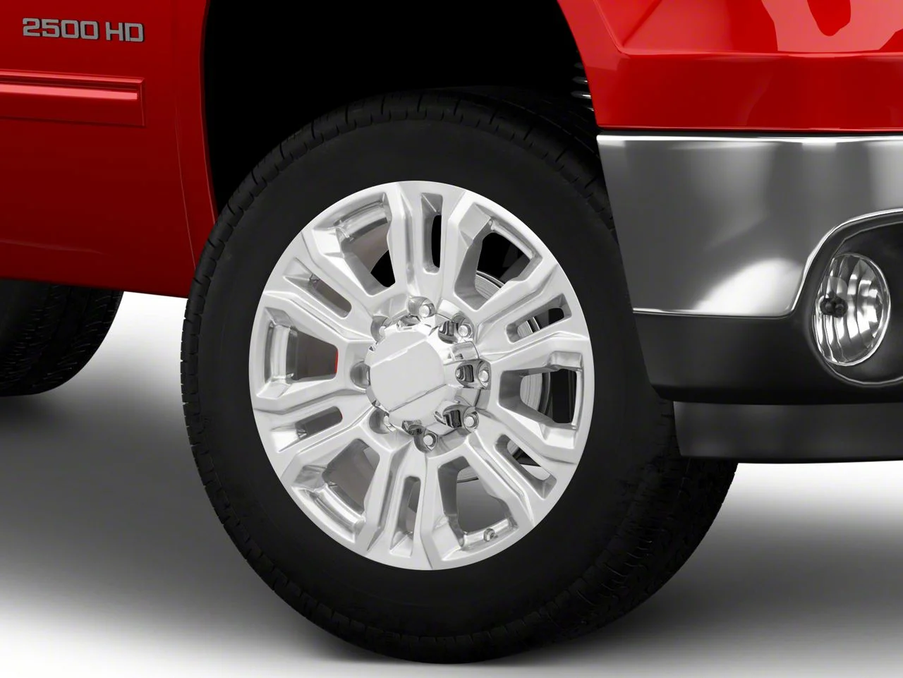 Denali Style Polished 8-Lug Wheel; 20x8.5; 47mm Offset (11-14 Sierra 3500 HD SRW)