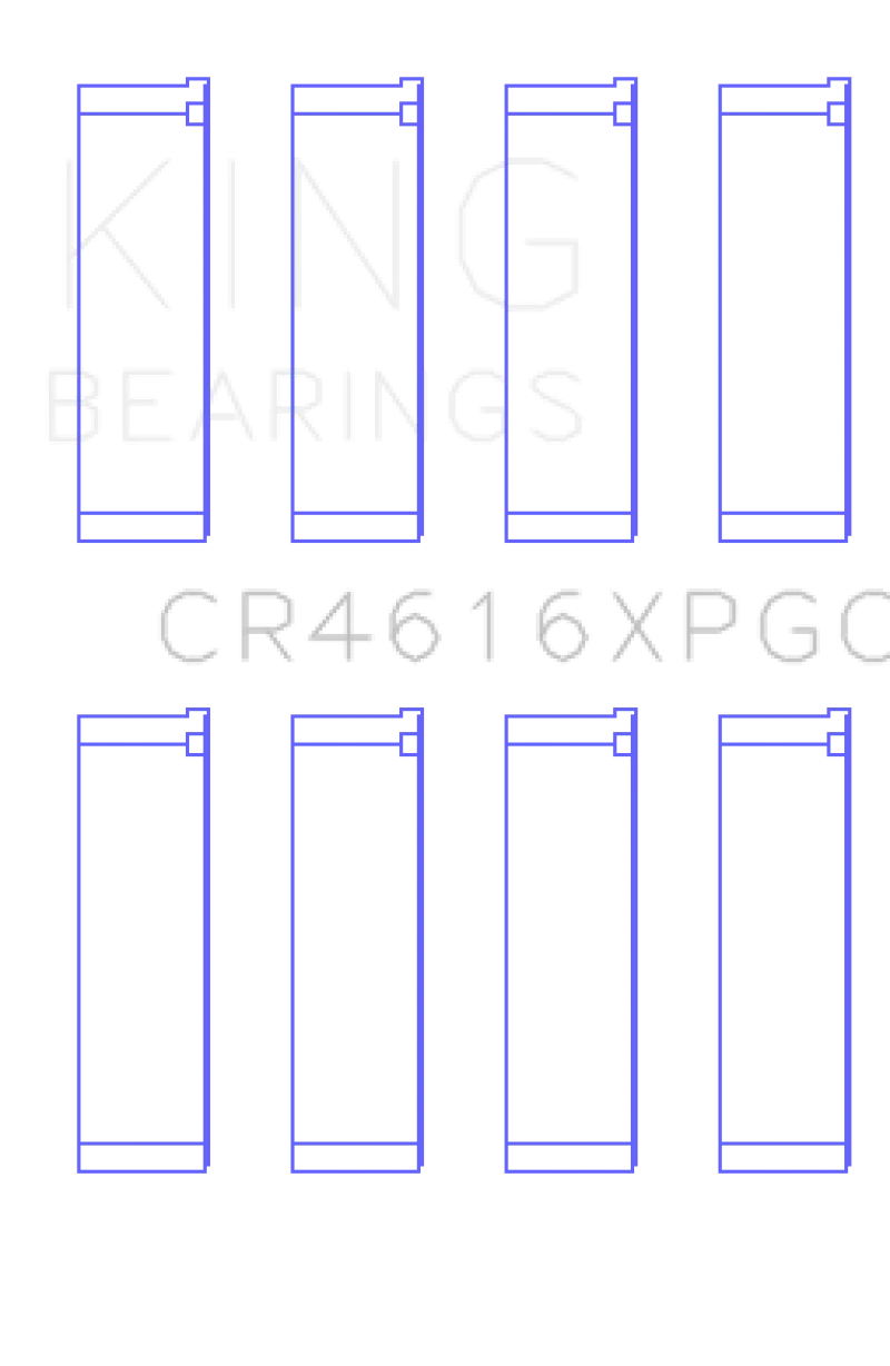 King Subaru FA20 (Size STDX) pMaxKote Performance Rod Bearing Set