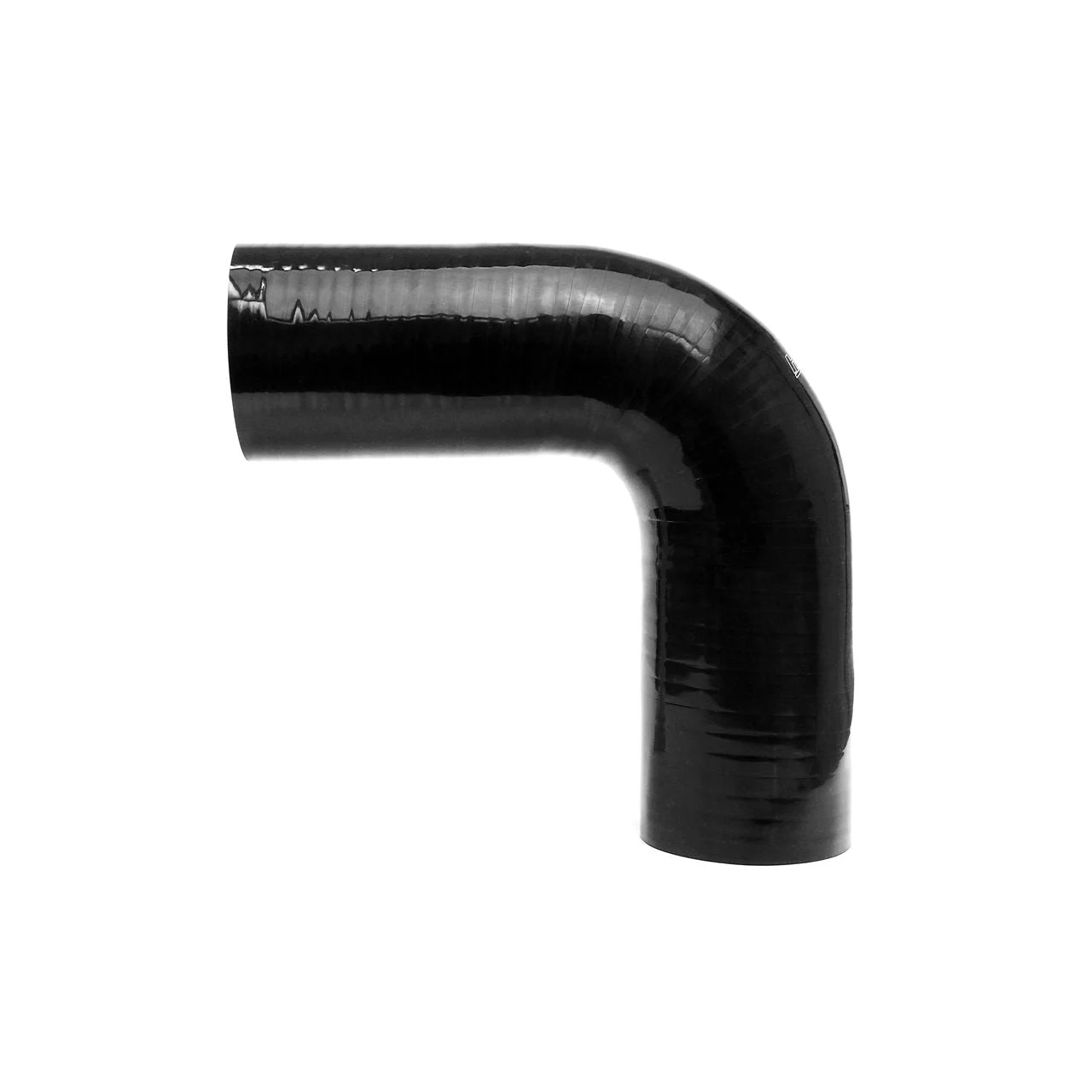 HPS 4" ID High Temp 4-ply Reinforced Silicone 90 Degree Elbow Coupler Hose Black (102mm ID)