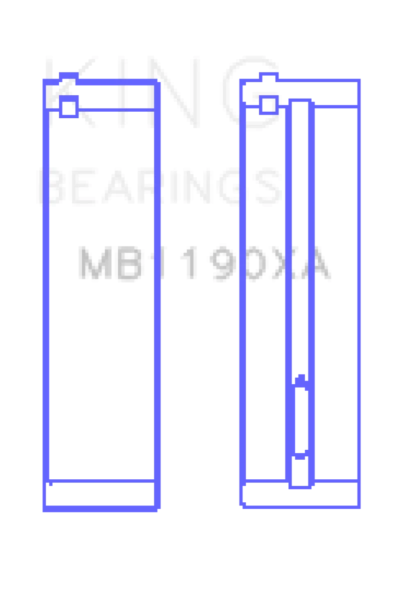 King 2003-2005 Dodge Sprinter Van Standard Main Bearing Set
