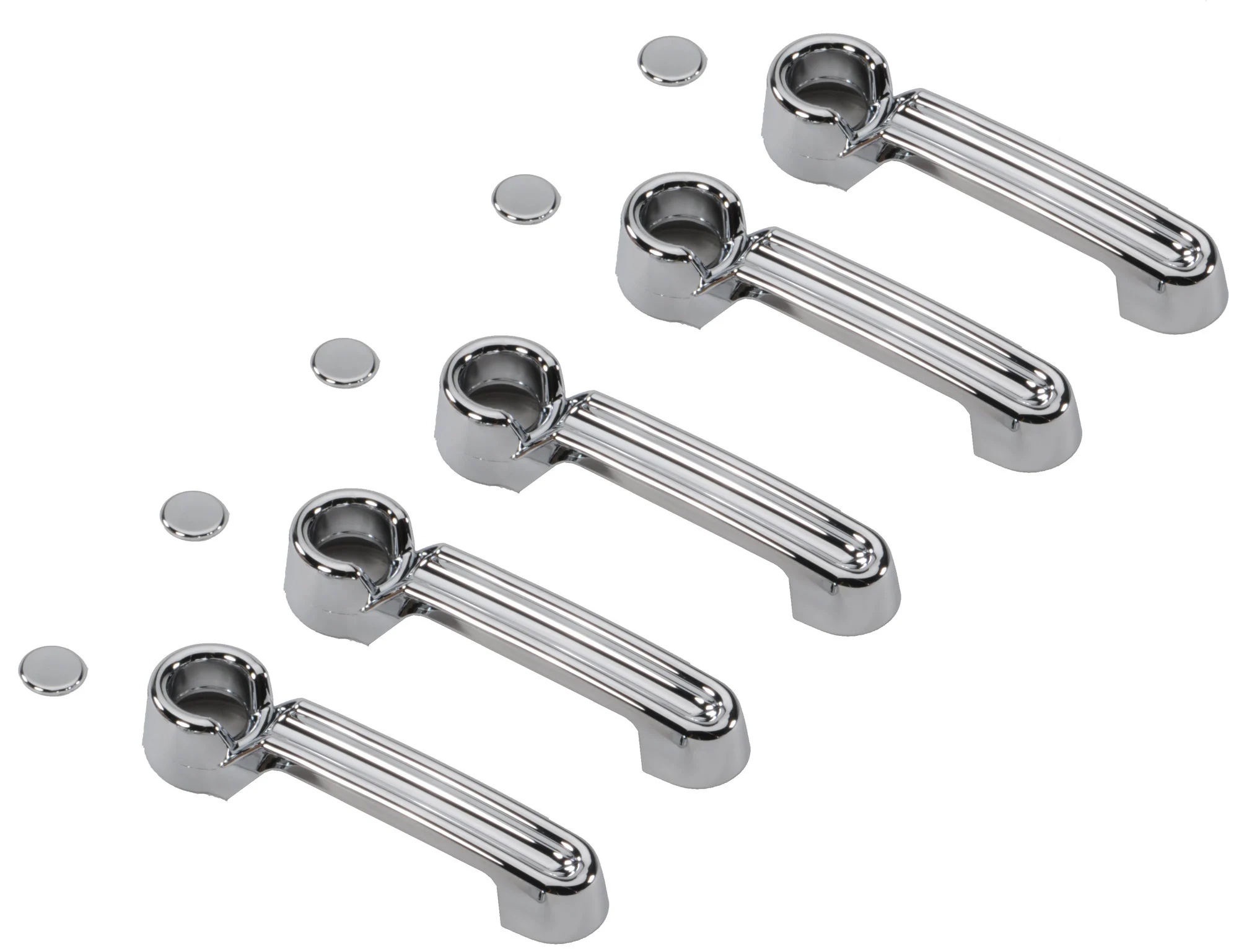 Rugged Ridge 13311.12 Chrome Door Handle Cover Kit for 07-18 Jeep Wrangler Unlimited JK 4 Door