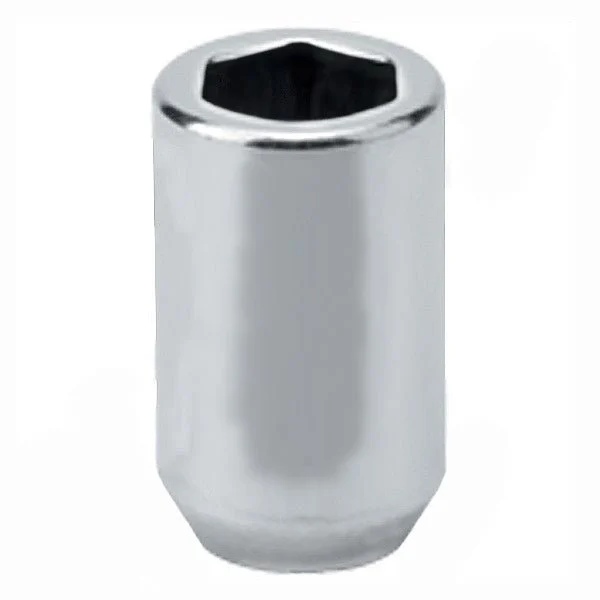 1/2" Chrome Lug Nuts & Installation Tool 60 Degree Taper Tuner Style, 5 Pack