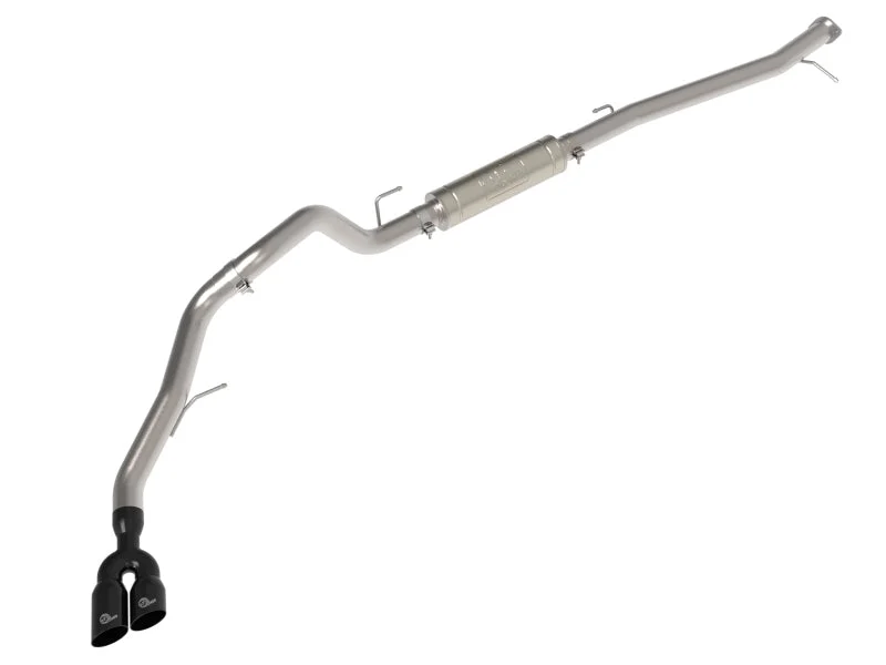 aFe Vulcan Series 3in Stainless Rear-Side Exit Exhaust Sys Black Ford Ranger Raptor 22-26 L4-2.0L