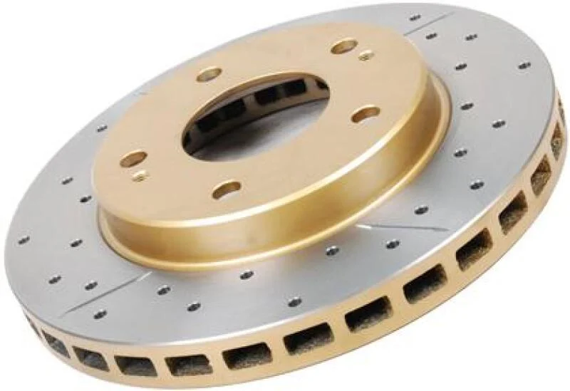 DBA 06-09 Volkswagen GTI Rear Drilled & Slotted Street Series Rotor