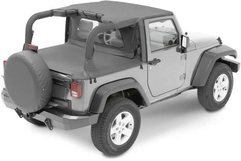 Bestop  Bikini, Duster & Windjammer Summer Combo for 10-18 Jeep Wrangler JK 2 Door with Factory Soft Top