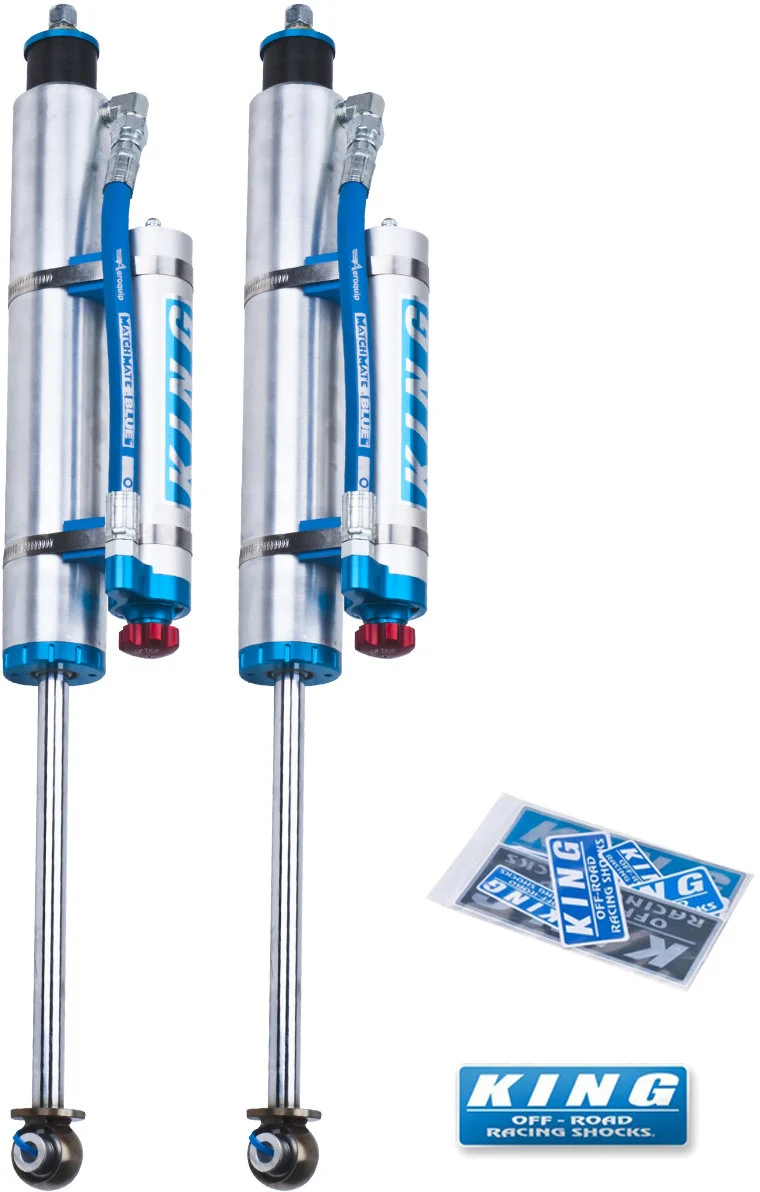 King Off Road Racing Shocks  Front 2.5" OEM Performance Series Shocks with Compression Adjustment for 07-18 Jeep Wrangler JK