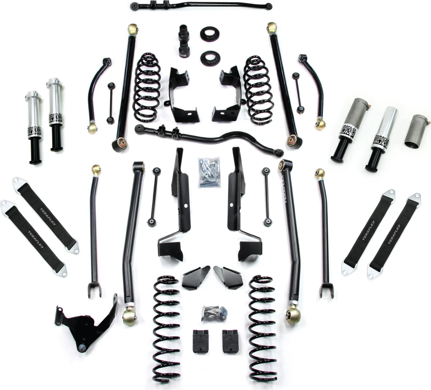 Teraflex  3" LCG PreRunner Long Arm Suspension System without Shocks for 07-18 Jeep Wrangler JK