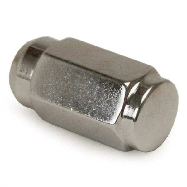 14mm Chrome Extended 60 Degree Acorn Lug Nut 1.5 Thread Pitch, 10 Pack