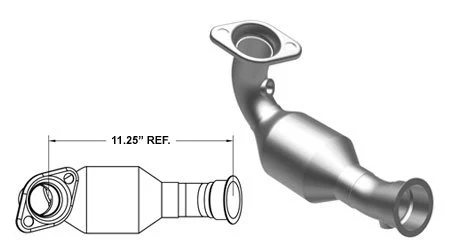 Magnaflow 93238 49 State Direct Fit Front Passenger Side Catalytic Converter for 02-03 Jeep Liberty KJ with 3.7L