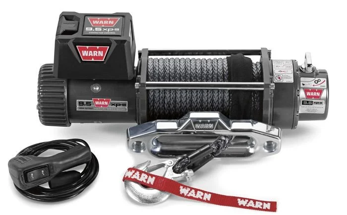 WARN 87310 9.5xp Self-Recovery Winch with 100' Spydura™ Synthetic Rope and Hawse Fairlead