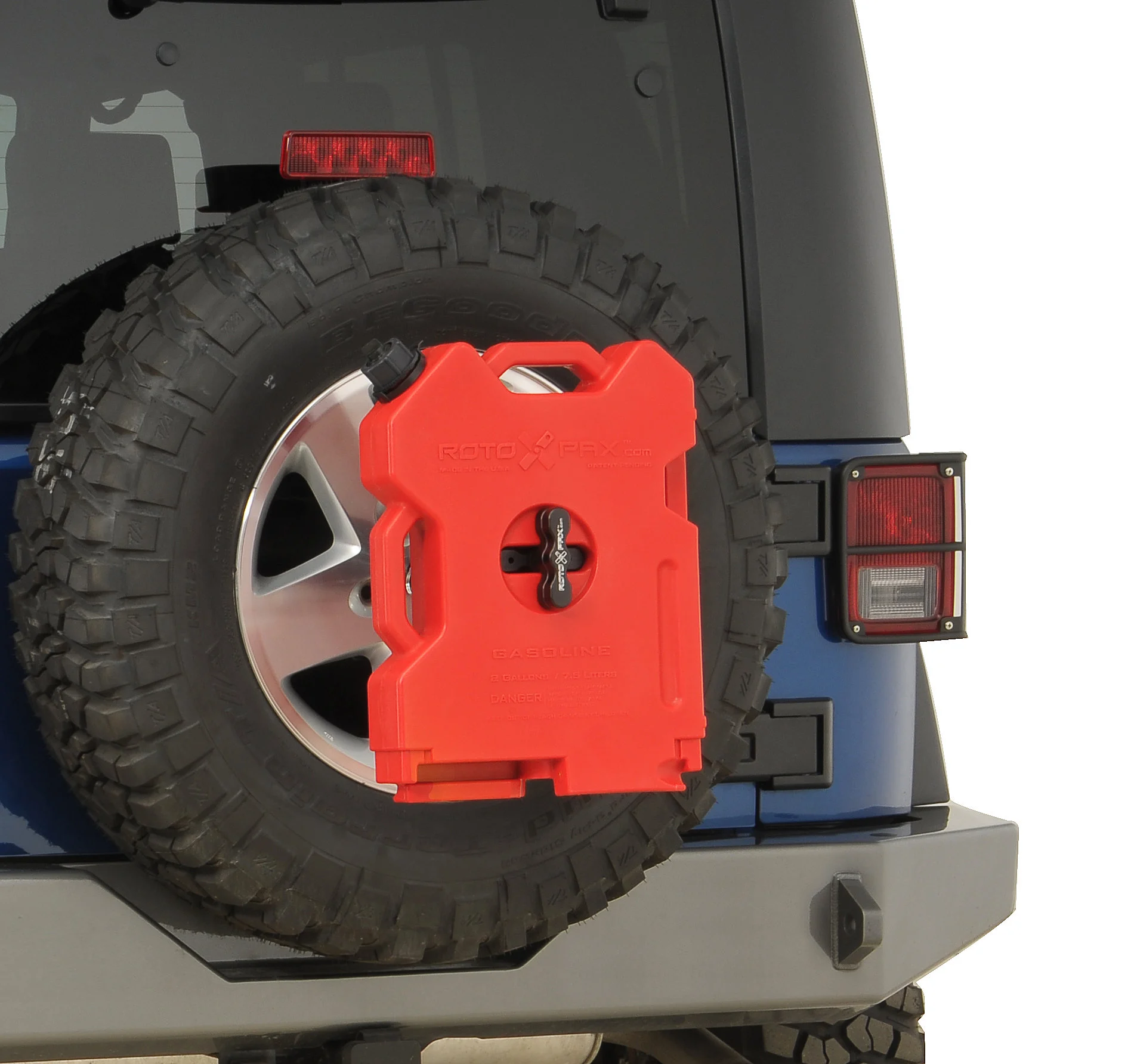 RotopaX RX-2G 2 Gallon Red Interlocking Fuel Can