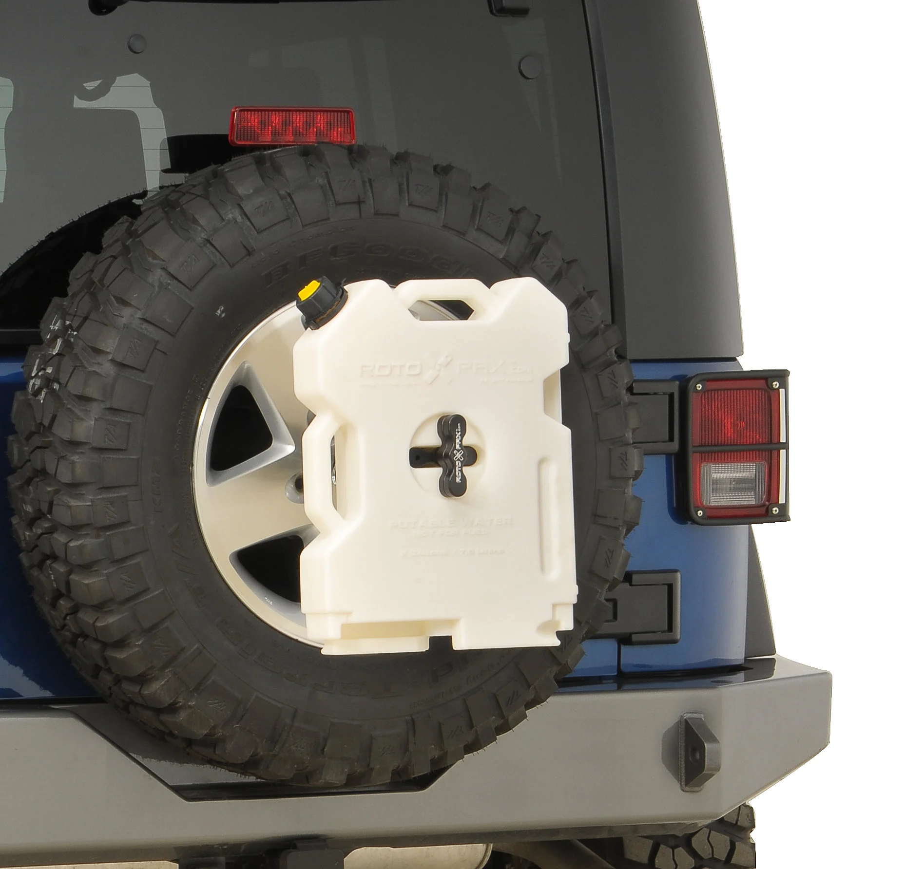 RotopaX RX-2W 2 Gallon Translucent Interlocking Water Can