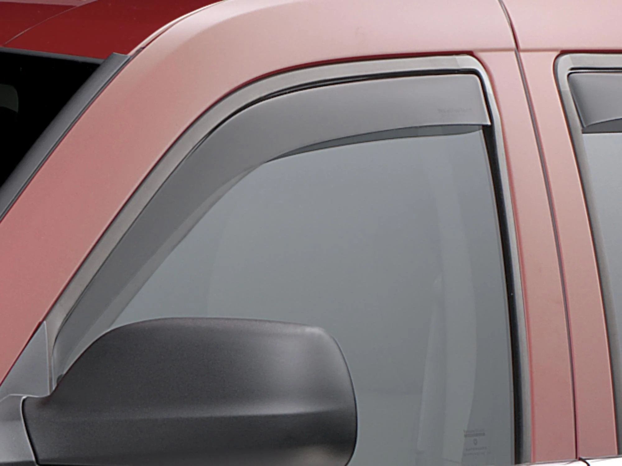 WeatherTech 80380 Front Side Window Deflector Set in Dark Smoke for 05-10 Jeep Grand Cherokee WK