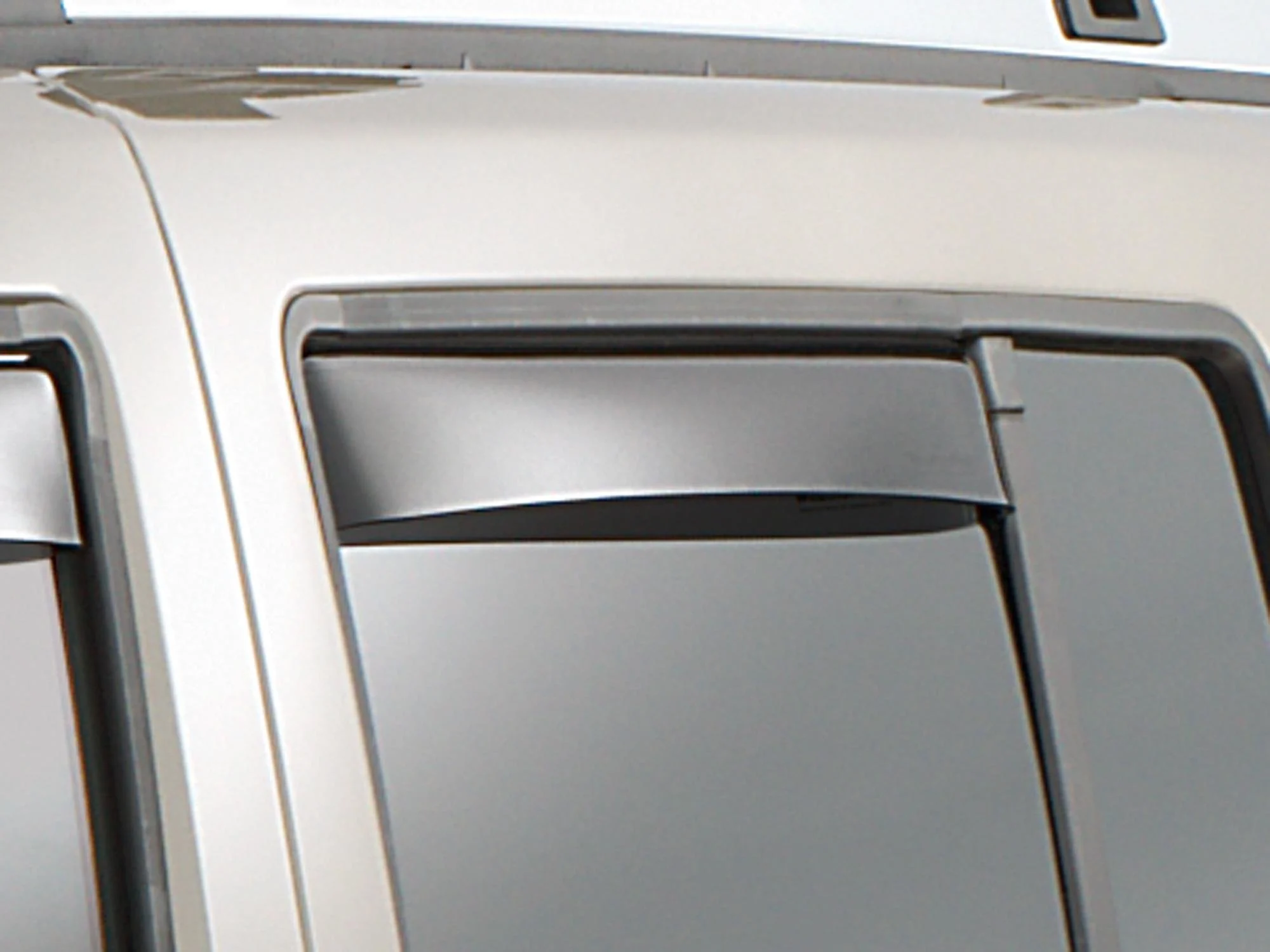 WeatherTech 81414 Rear Side Window Deflector Set in Dark Smoke for 06-10 Jeep Commander XK