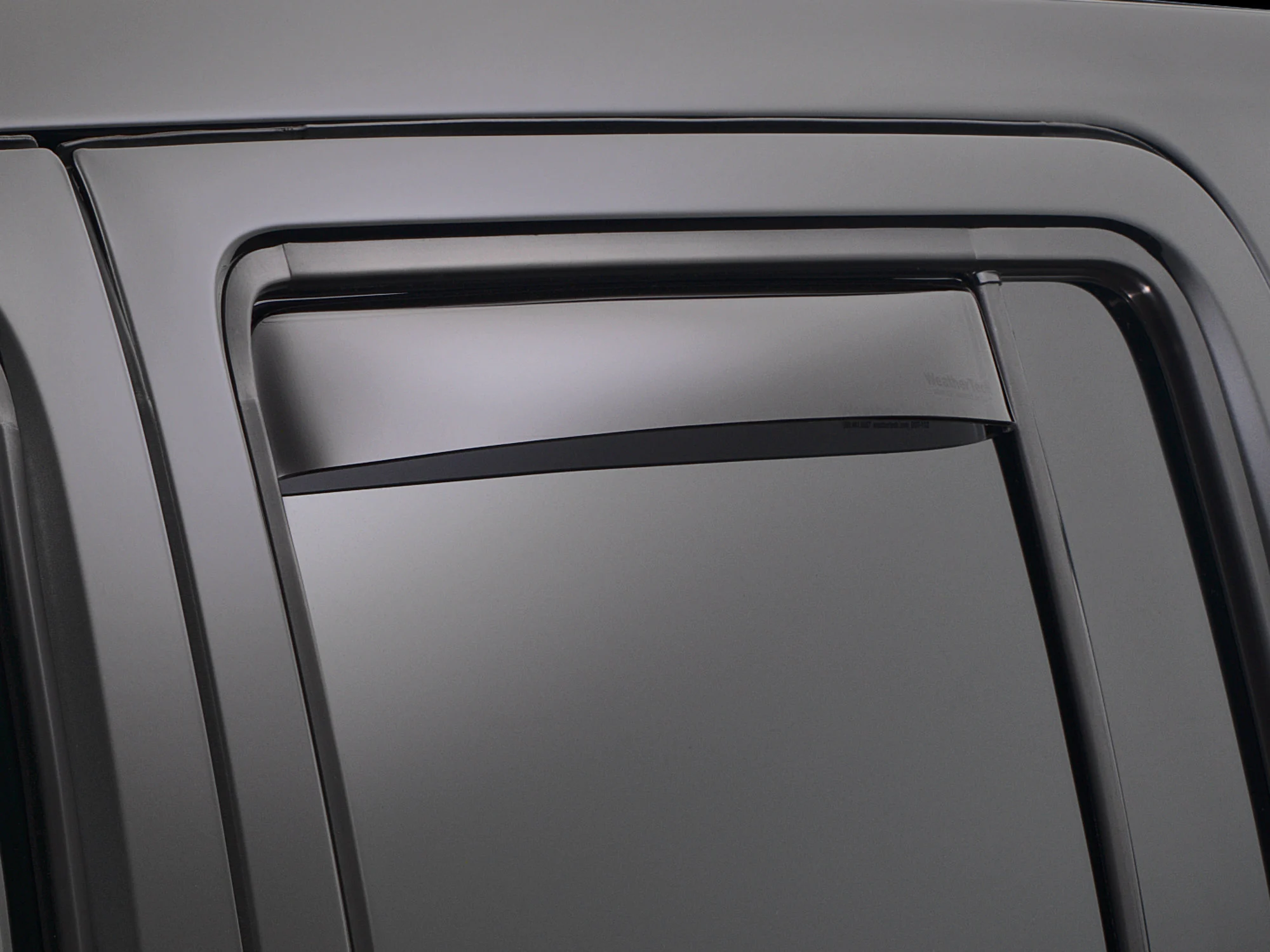 WeatherTech 81433 Rear Side Window Deflector Set in Dark Smoke for 07-12 Jeep Compass MK