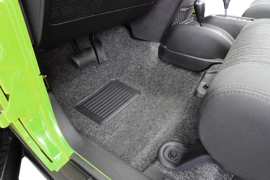 Bedrug  Premium Carpeted Front Floor Covering for 07-18 Jeep Wrangler JK 2 Door