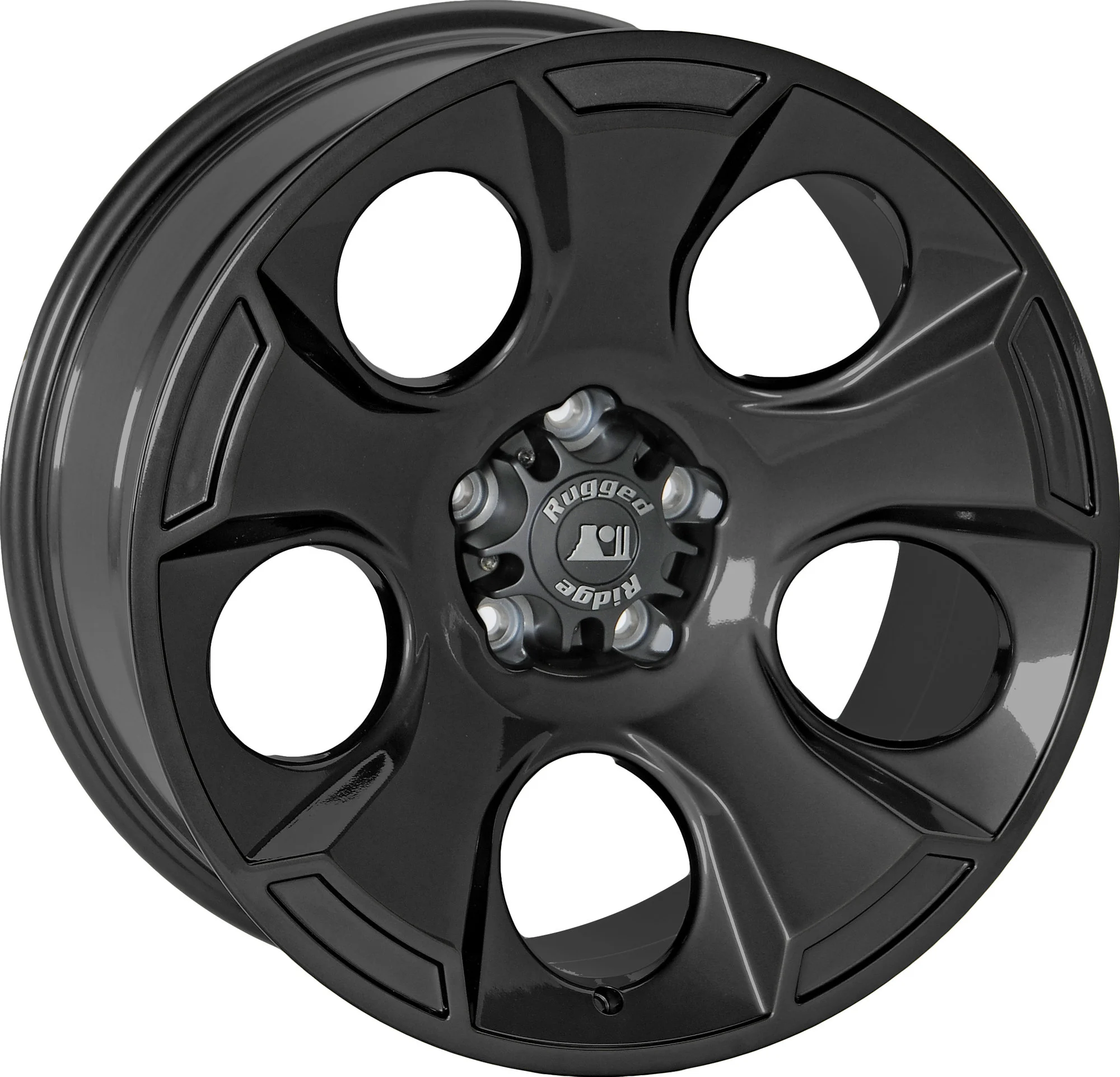 Rugged Ridge  Drakon Wheel in Satin Black for 07-25 Jeep Wrangler JL, JK & Gladiator JT