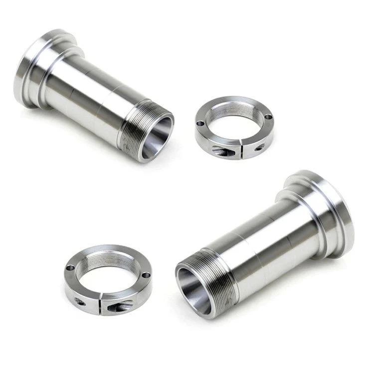 2" Hollow Spindle Spuds With Clamp Nuts - Left & Right Side, Sold As Pair