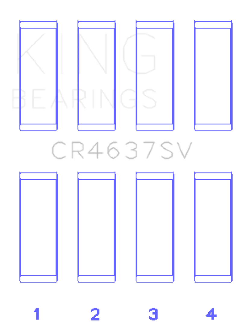 King Audi BYT/CDNC/CCZD/CPSA (Size 0.50) Connecting Rod Bearing Set