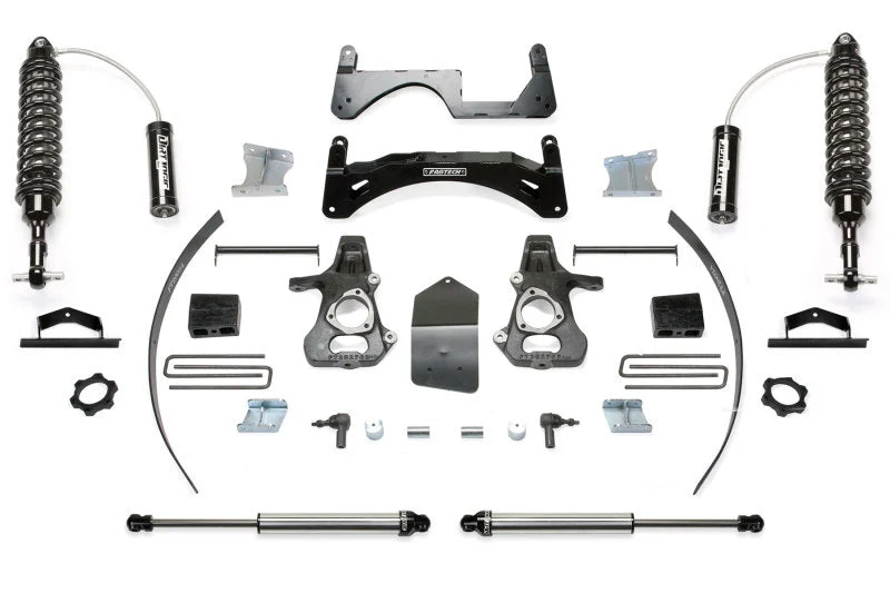 Fabtech 14-18 GM C/K1500 P/U w/oE Alm Or Stmp Stl UCA 6in Basic Sys w/Dl 2.5 & 2.25