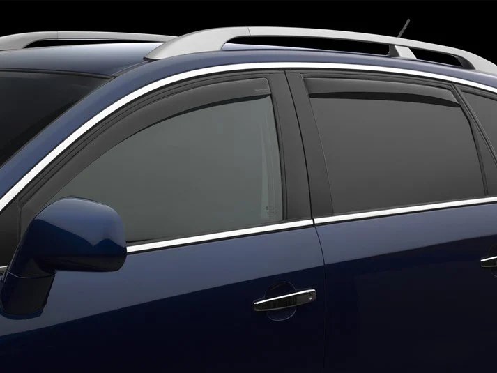 WeatherTech 82741IM Side Window Deflector Set in Dark Smoke for 14-21 Jeep Cherokee
