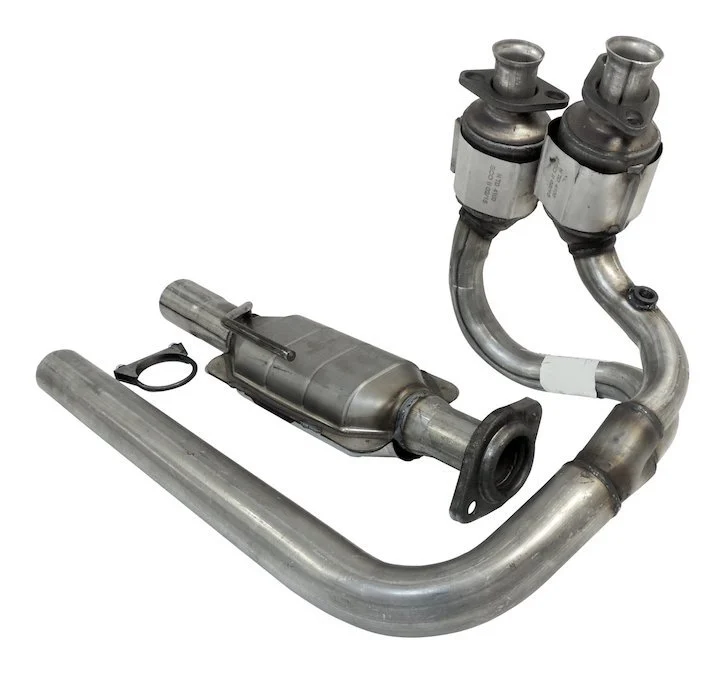 Crown Automotive 52059681AD Front Exhaust Pipe with Catalytic Converters for 04-06 Jeep Wrangler TJ & Unlimited with 4.0L 6 Cylinder Engine