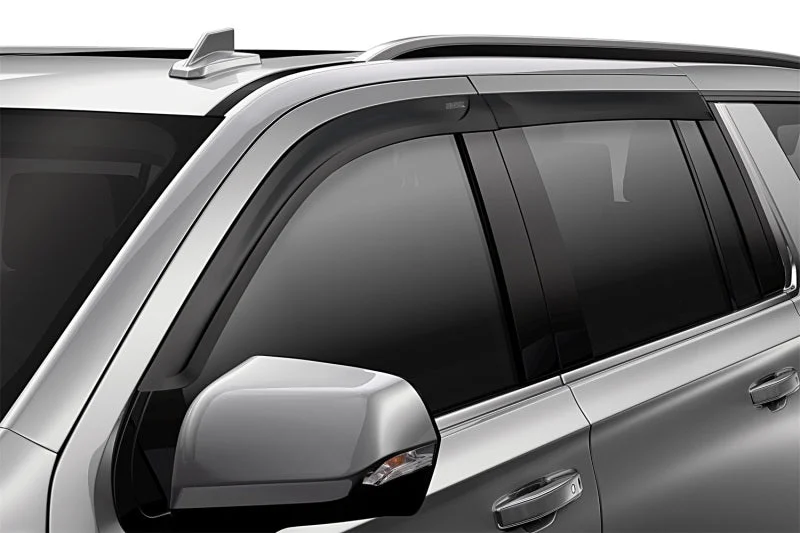 Husky Liners 07-18 Jeep Wrangler JKU Ventvisor Low Profile 4pc - Matte Black