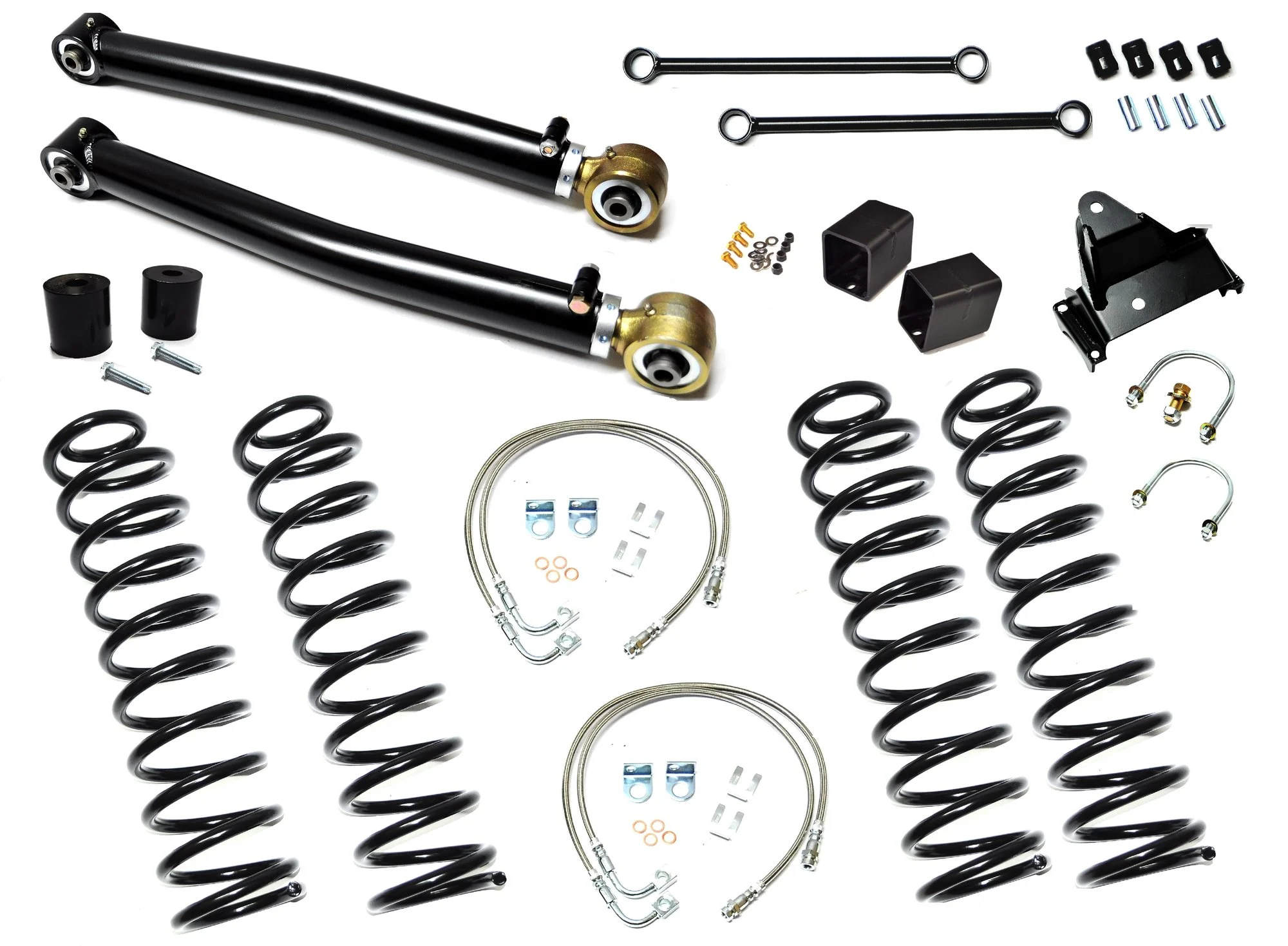 EVO Manufacturing EVO-1063-37S3 Enforcer 4" Lift Kit for 07-18 Jeep Wrangler JK