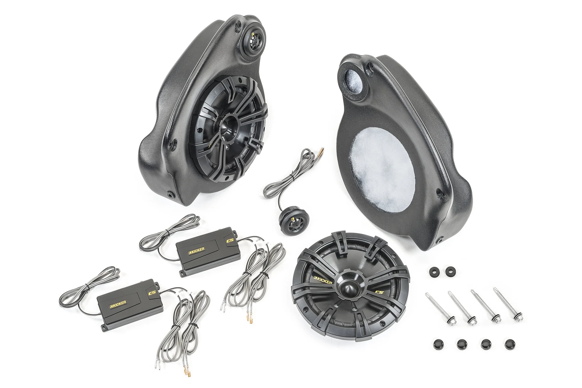 Select Increments 30647K JKU-Pods With Kicker 6.75" Speakers for 07-18 Jeep Wrangler Unlimited JK
