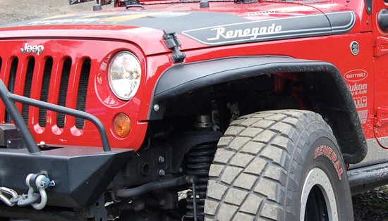 Warrior Products  Front 12.5" Wide Tube Flares for 07-18 Jeep Wrangler JK