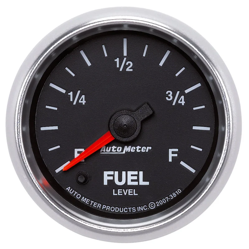 Autometer GS 2 1/16in. 0-280 Ohms Fuel Level Gauge - Stepper Motor