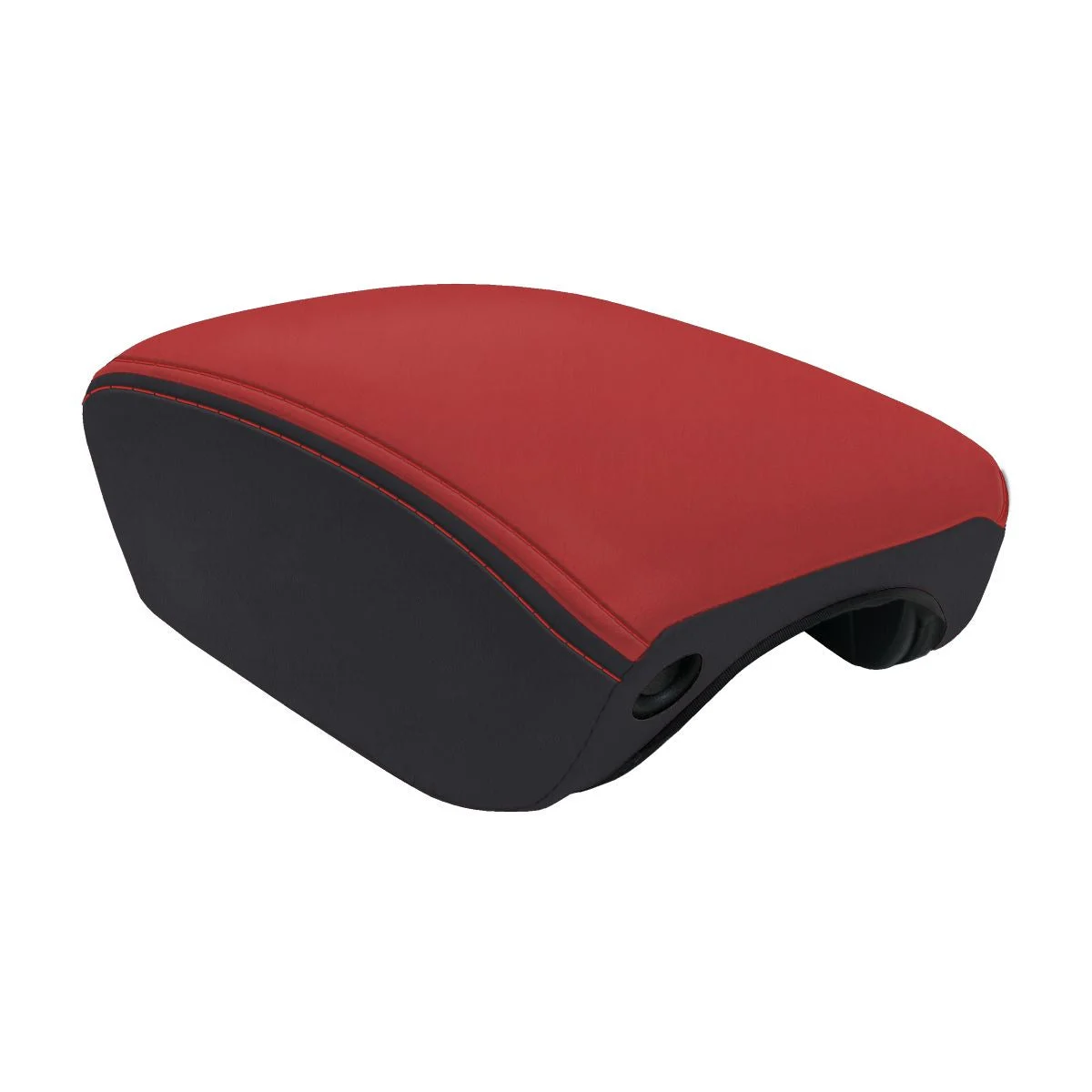 PRP 2018+ Jeep Wrangler JL / Jeep Gladiator JT Center Console Cover - Black/Red