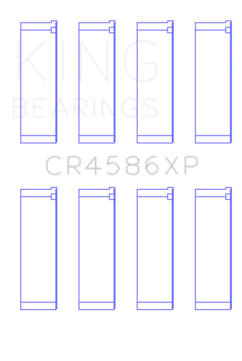 King Mitsubishi 4B11T EVO X 2007+ (Size STD) Performance Rod Bearing Set