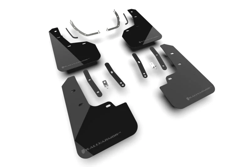 Rally Armor 2025+ Hyundai Tucson (Excl. ICE & XRT) Black UR Mud Flap w/ Dark Grey Logo