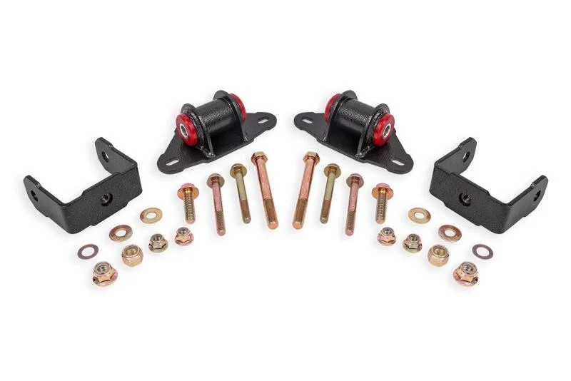 BMR 14-19 Chevrolet Corvette C7 Polyurethane Transmission/Differential Mount - Black Hammertone