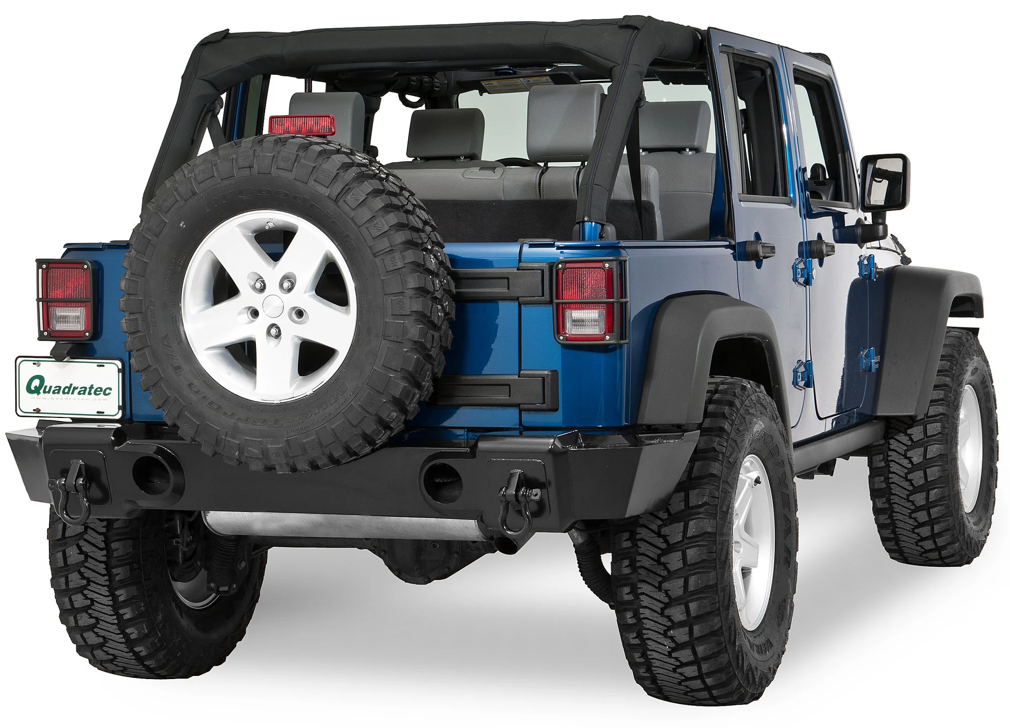 Rampage Products  Rear Recovery Bumper for 07-18 Jeep Wrangler JK