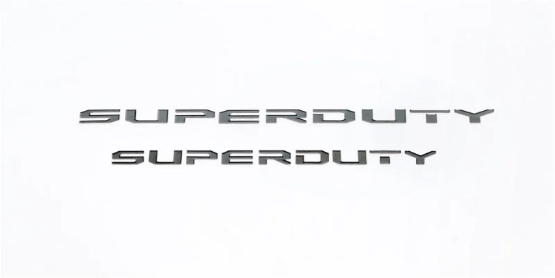 Putco 17-20 Ford SUPERDUTY Letters (Stamped/Black Platinum) Hood/Front