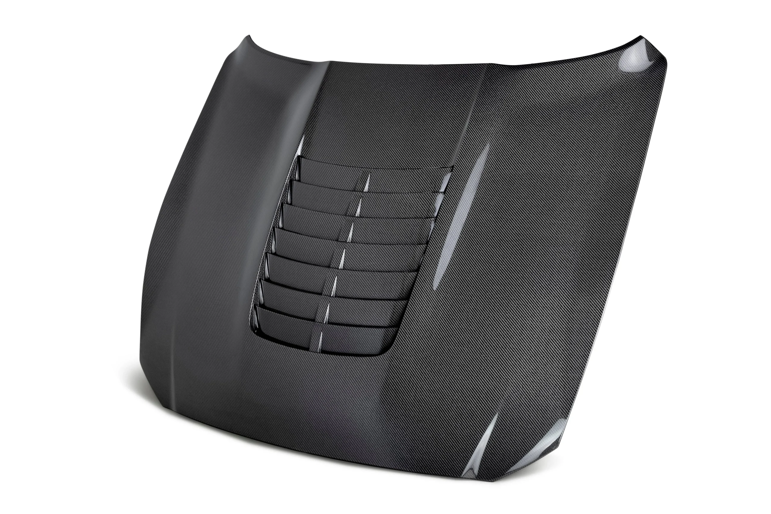 2015-2020 Ford Mustang Shelby GT350 GT350R Type-GT5 Double Sided Hood - Anderson Composites - AC-HD15FDMU350-GT5-DS
