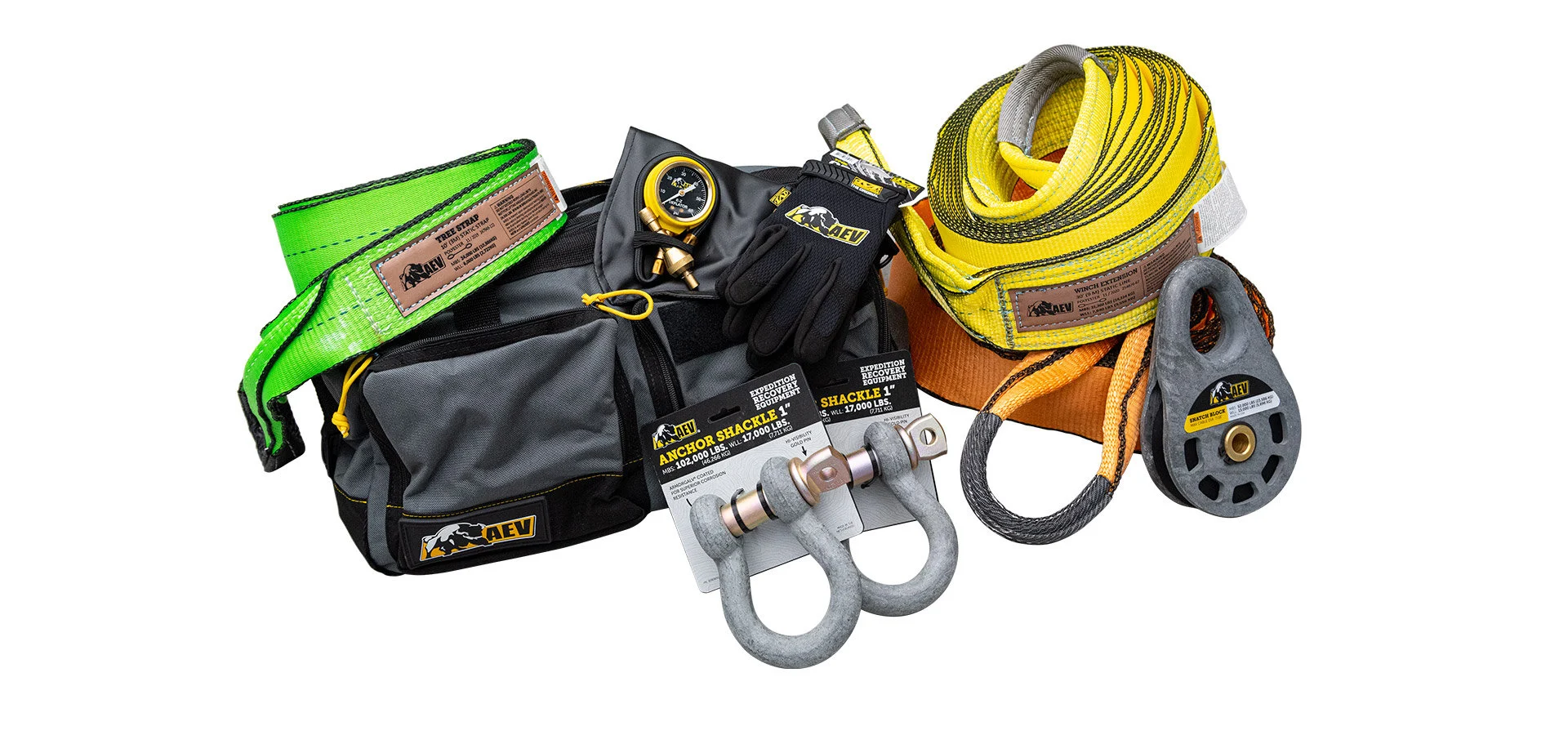 AEV 80808028AA Full-Size Trail Recovery Kit