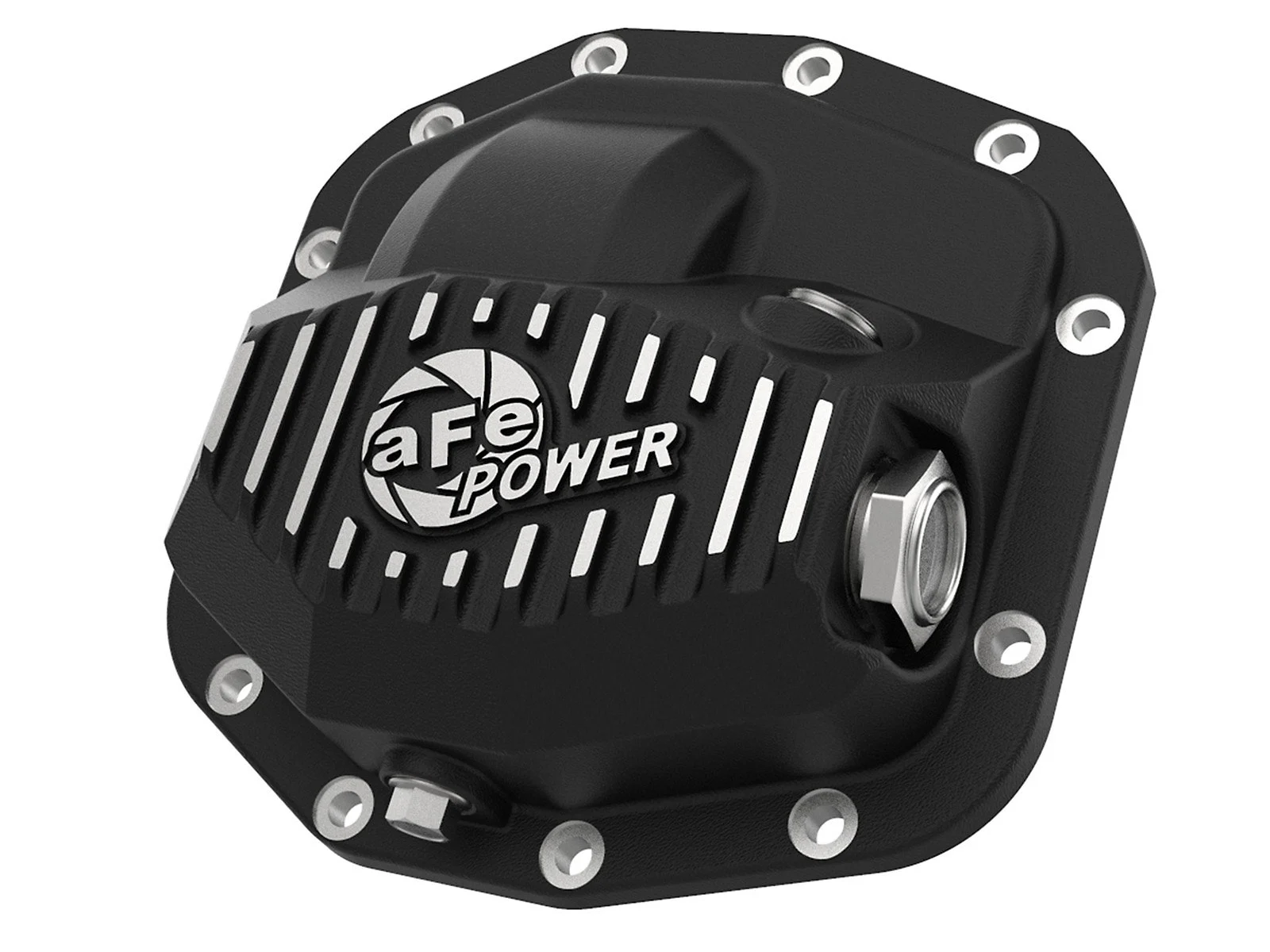 aFe Power 46-71010B Pro Series Front Differential Cover in Black for 18-20 Jeep Wrangler JL with Dana 30 Front Axle