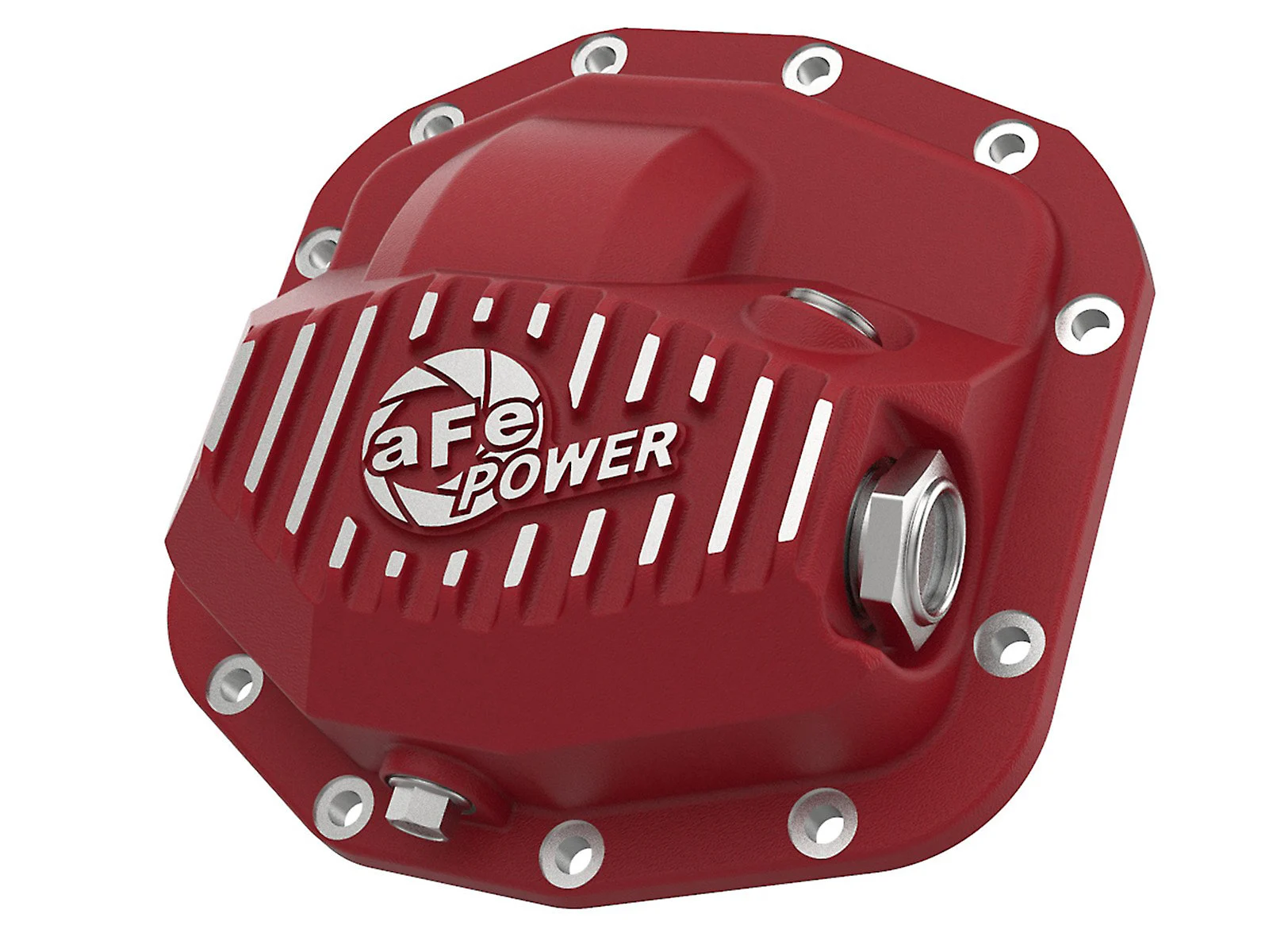 aFe Power 46-71010R Pro Series Front Differential Cover in Red for 18-20 Jeep Wrangler JL with Dana 30 Front Axle