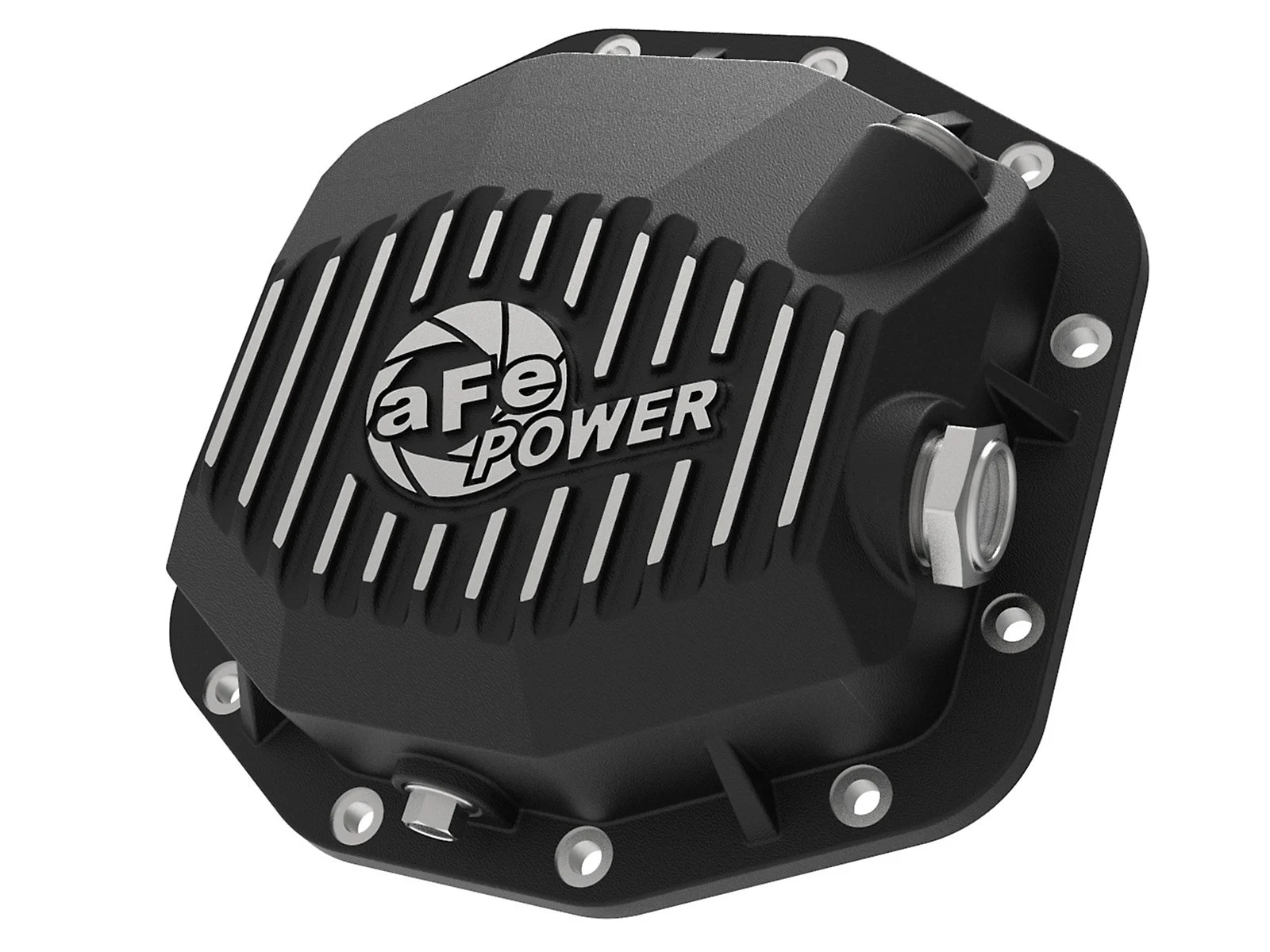 aFe Power 46-71000B Pro Series Rear Differential Cover in Black for 18-20 Jeep Wrangler JL with Dana 44 Rear Axle