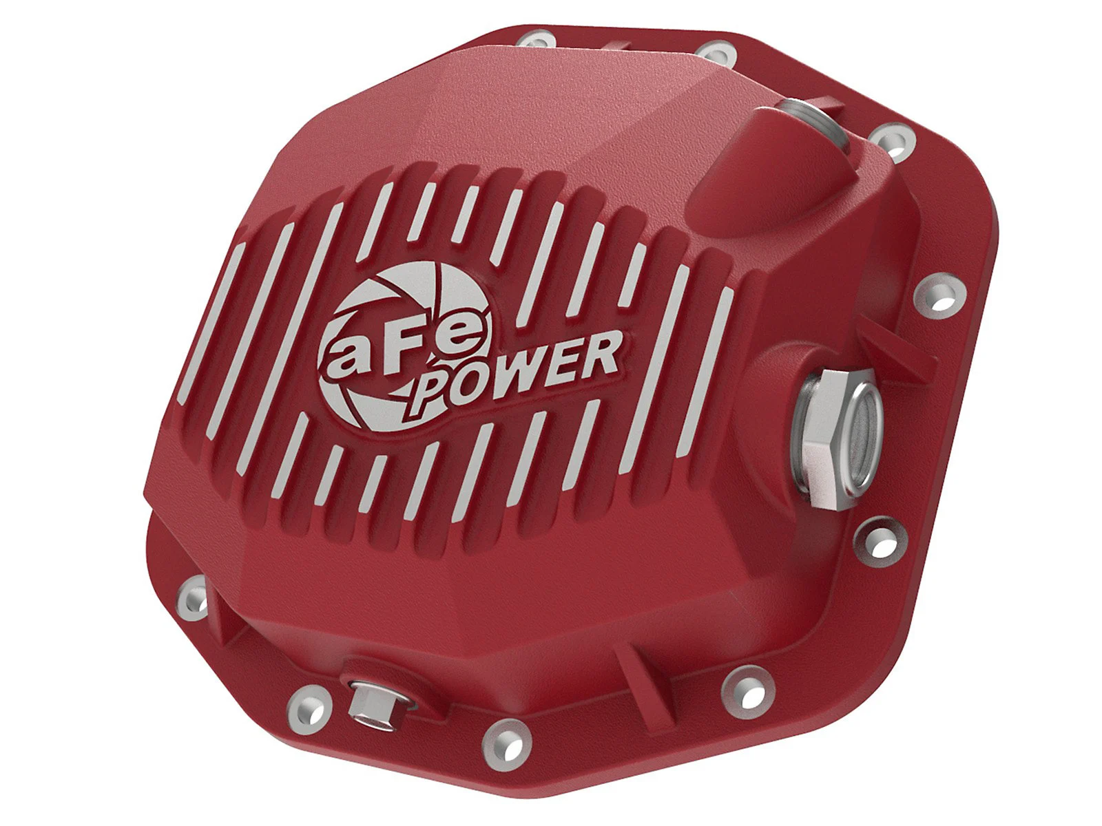 aFe Power 46-71000R Pro Series Rear Differential Cover in Red for 18-22 Jeep Wrangler JL with Dana 44 Rear Axle