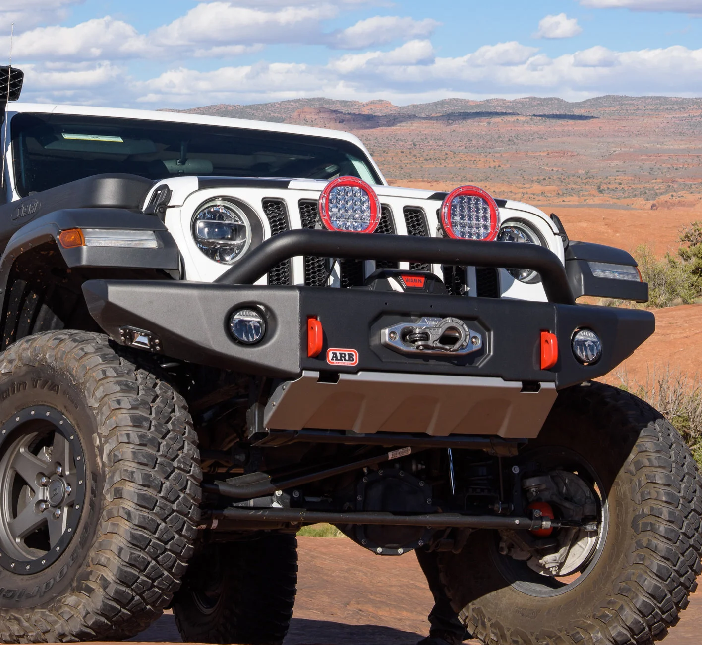 ARB 3450460 Front Bondi Deluxe Winch Bumper for 18-23 Jeep Wrangler JL & Gladiator JT