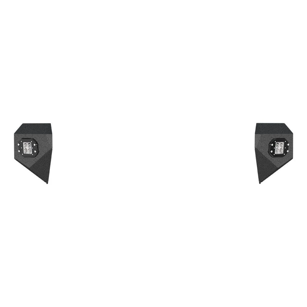Aries  TrailChaser Front Corners Guards with LED Lights for 07-20 Jeep Wrangler JL, JK & Gladiator JT