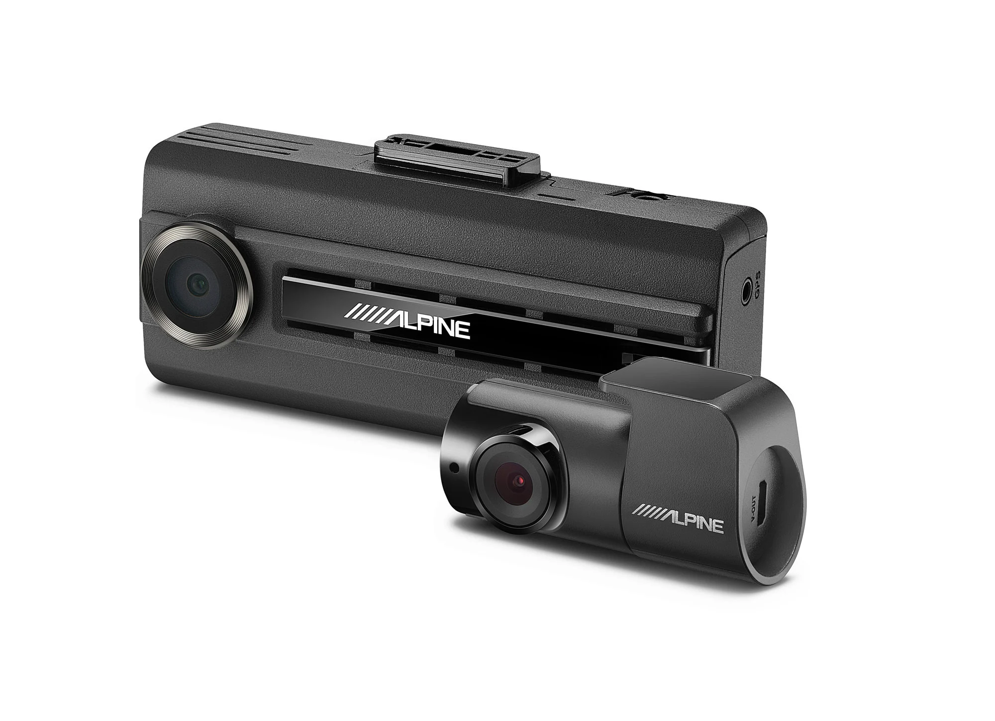 Alpine DVR-C310R Premium 1080P Front & Rear Camera Bundle with Impact Recording
