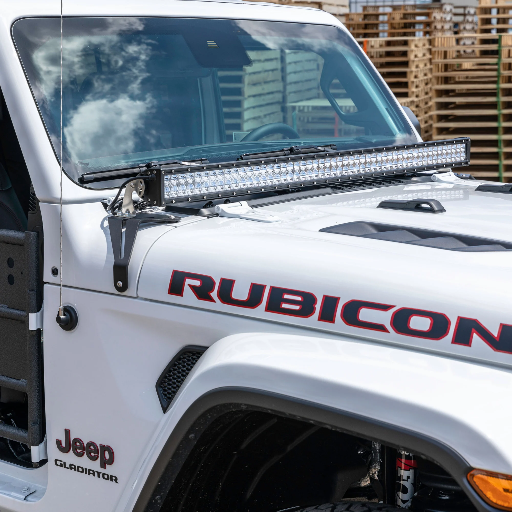 Aries 15011306 Windshield 50" Light Bar & Brackets for 18-20 Jeep Wrangler JL & Gladiator JT