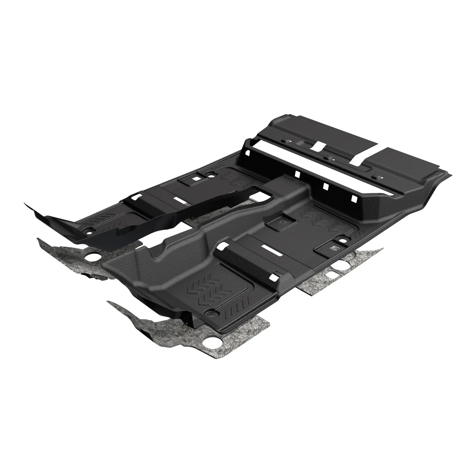 Armorlite B1022632-BLK1-AA Front & Rear Flooring  for 16-23 Toyota Tacoma Double Cab