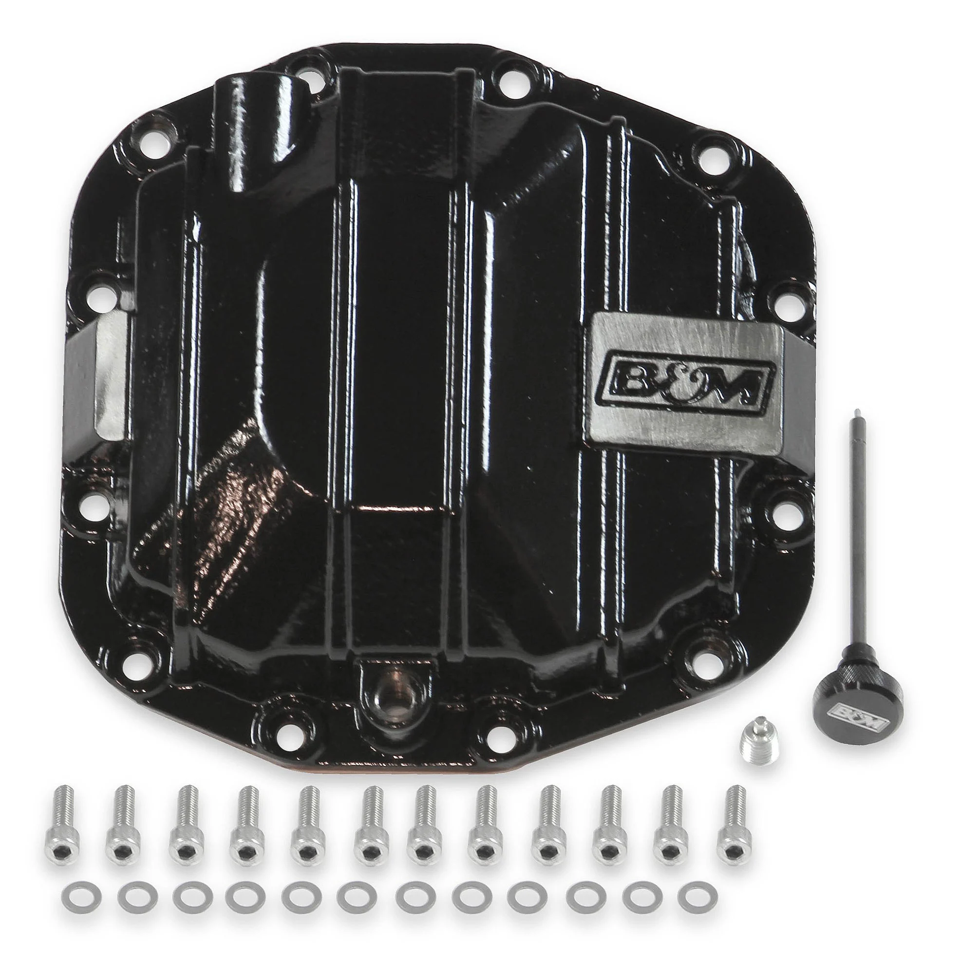 B&M Racing  Nodular Iron Front Differential Cover  18-20 Jeep Wrangler JL Rubicon Unlimited with Dana 44 Front Axle