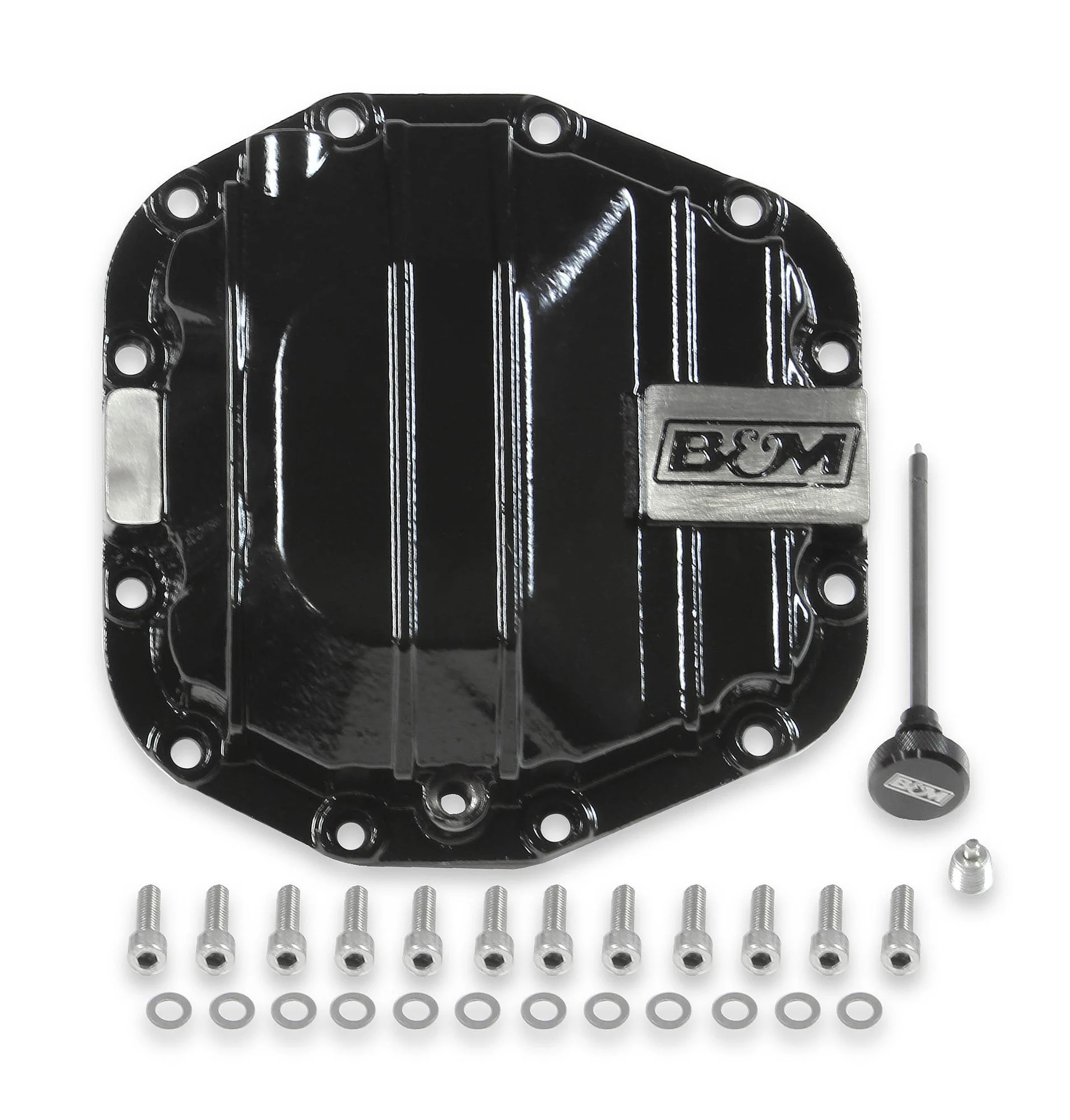 B&M Racing  Nodular Iron Rear Differential Cover  18-23 Jeep Wrangler JL Rubicon Unlimited with Dana 44 Rear Axle